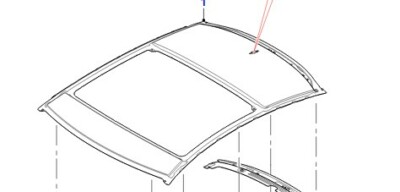 Jaguar XE Dachverkleidung - Panoramic Power T4A2623