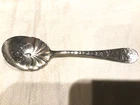Sterling Silver Towle #43 Pattern Sugar Spoon 1882 Bright Cut Antique Server