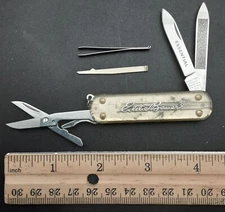 65mm Translucent Gray WENGER Eddie Bauer Esquire Microlight Swiss Army Knife