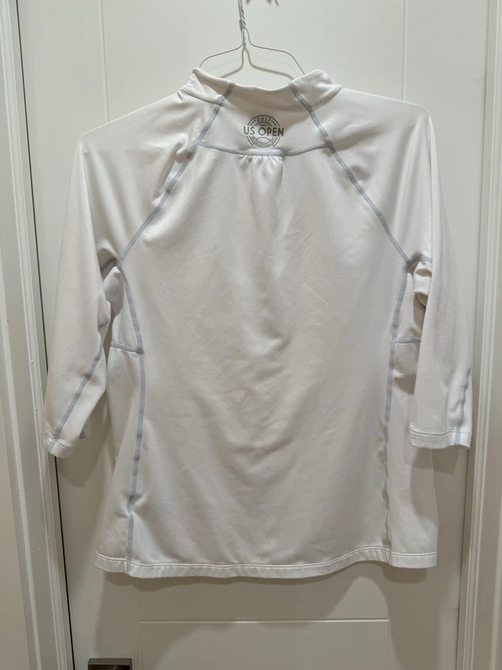 US OPEN WILSON 2017 WOMEN'S XL WHITE TENNIS SHIRT - Image 2 of 4