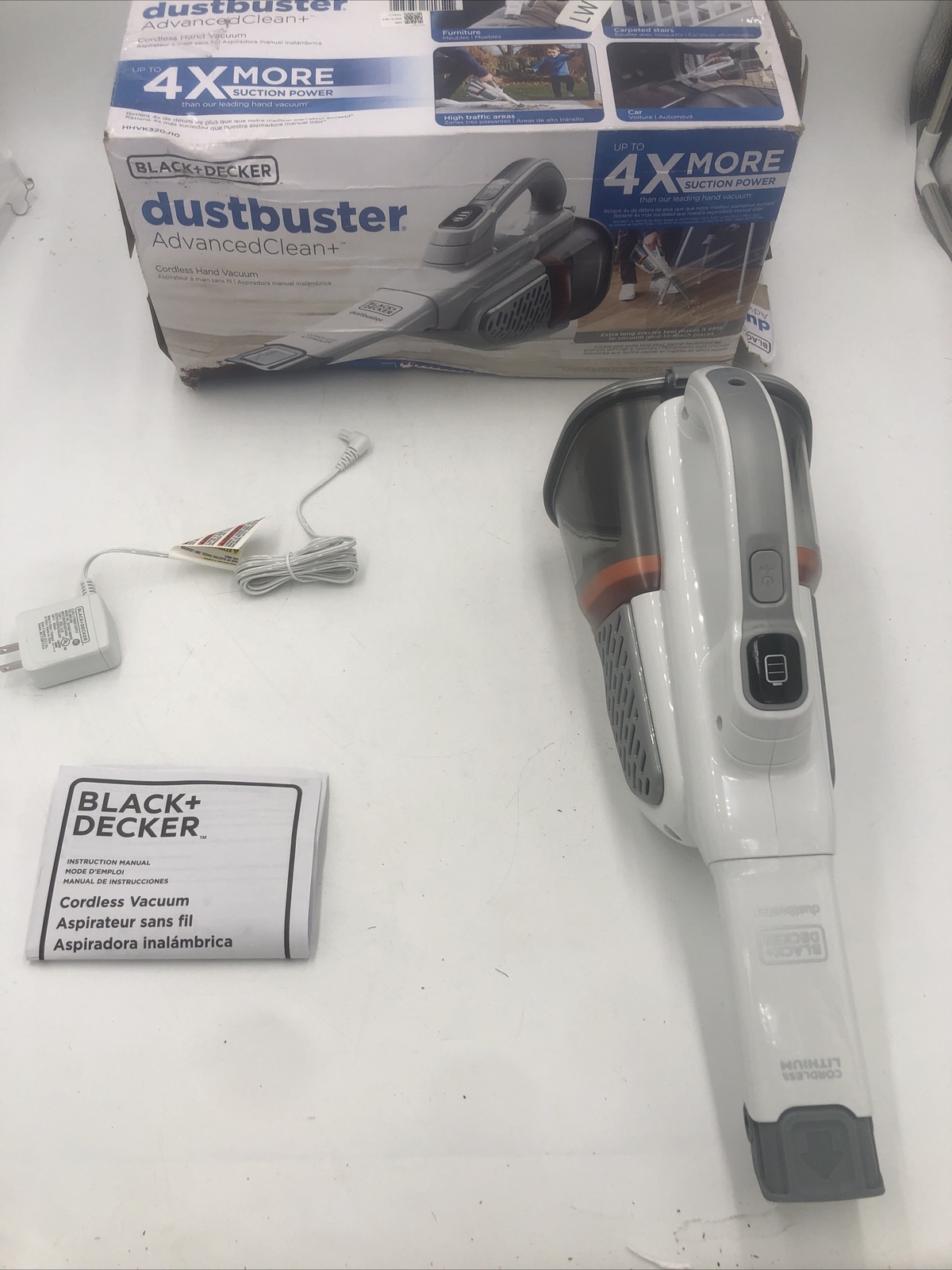 BLACK+DECKER HHVK320J10 White Handheld 