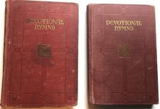 Lot of 2- Devotional Hymns   Church Music Published by Hope Publishing - 1950