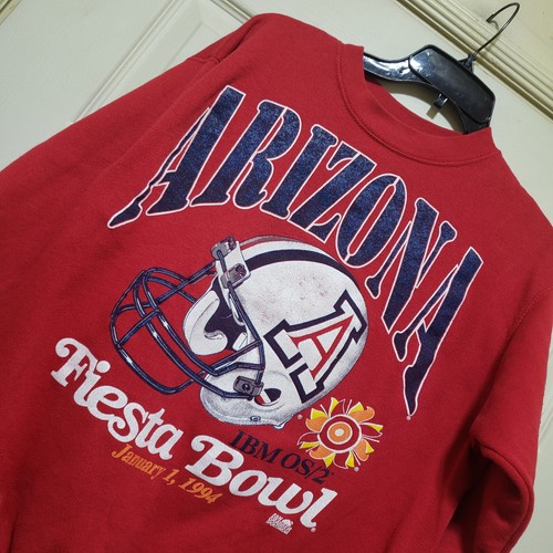 Arizona Wildcats Sweater Men Medium Red Pullover Fiesta Bowl Vintage Tultex 1994 - Picture 6 of 12