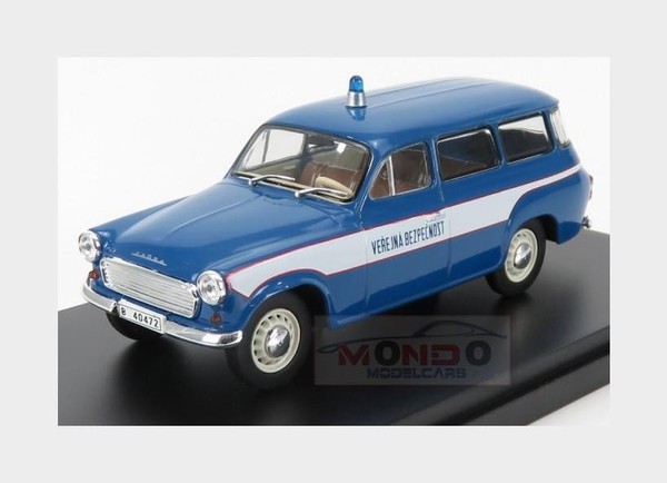 1:43 Abrex Skoda 1202 Verejna Bezpecnost Police 1964 Blue White 143ABSX-728XA1 M-image