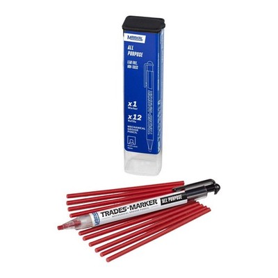 MARKAL 96132 Paint Marker, Permanent, Red 21U682
