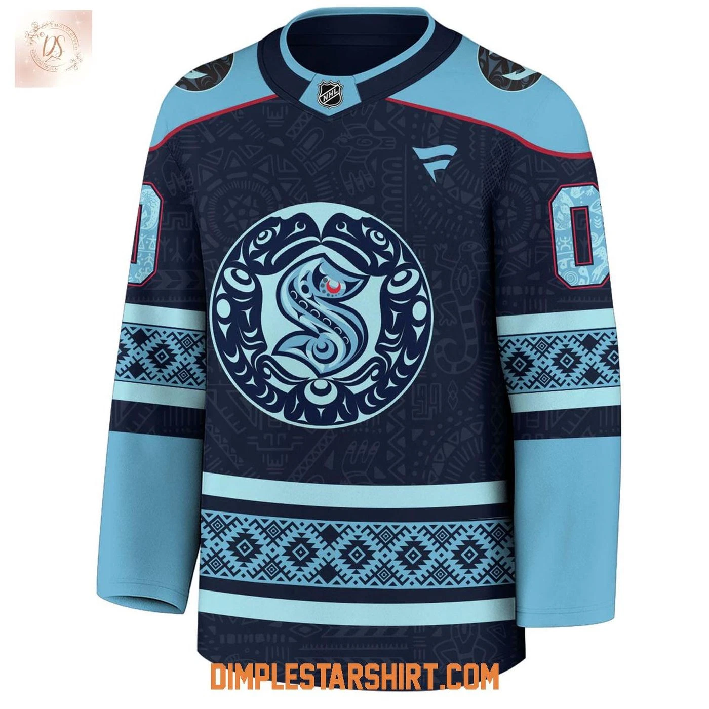 Personalized Seattle Kraken Indigenous Peoples’ Heritage Hockey Shirt Men's