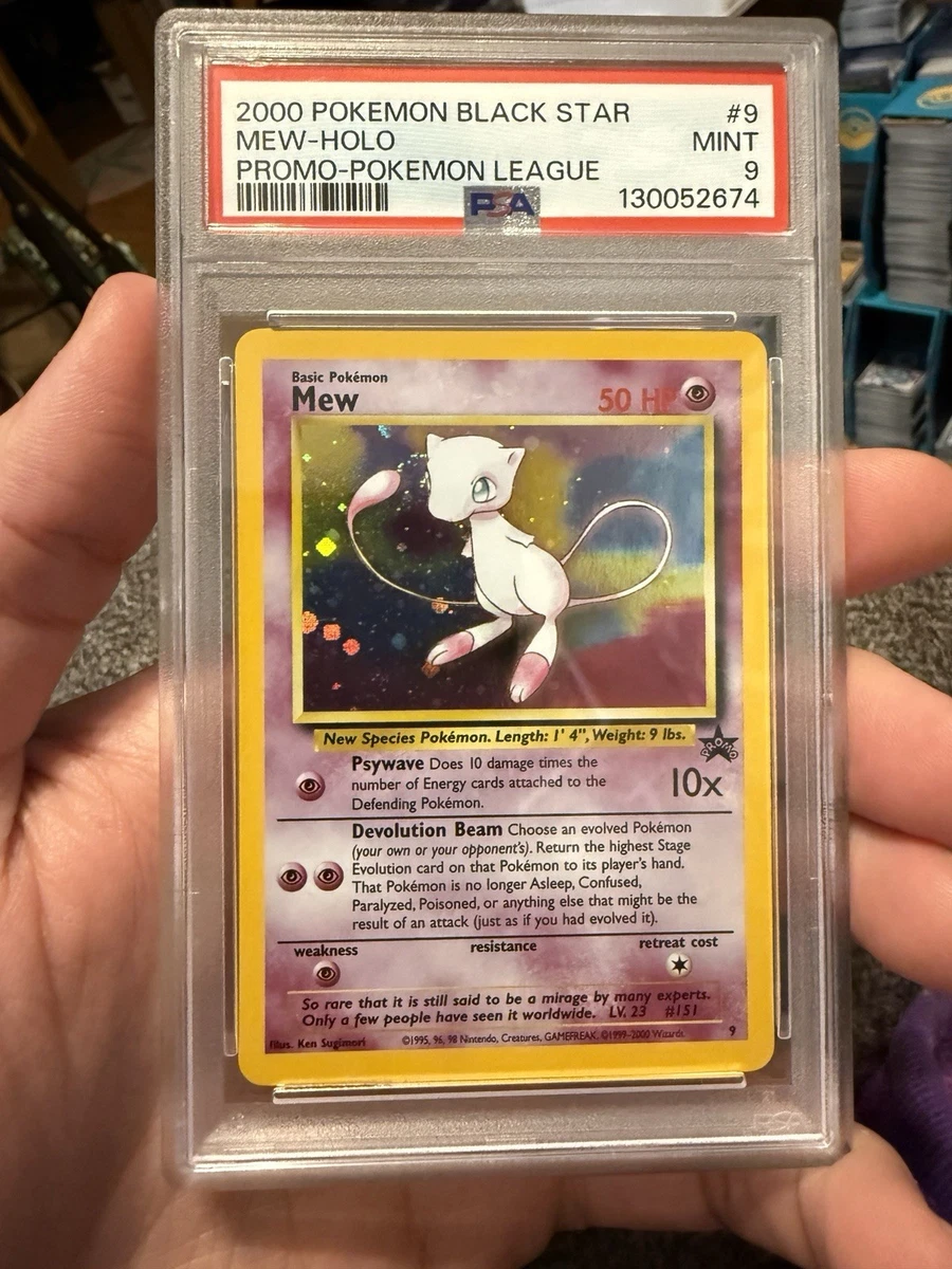 Mew Pokémon TCG Professional Sports Authenticator (PSA) Grade 9