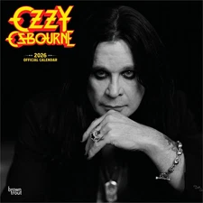 Ozzy Osbourne OFFICIAL | 2026 12x24" (Hanging) Monthly Square Wall Calendar