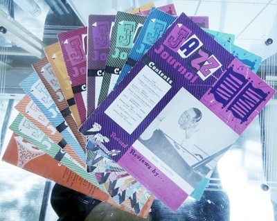 JAZZ JOURNAL 1954- LOT OF  11 VOLUMES
