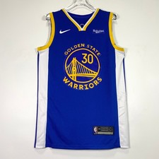 Stephen Curry / 30 / Warriors / Embroidered / Jersey / Blue / S / M / L / XL /