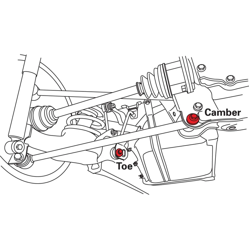 SPC Performance 25380 RAV4 CÁMARA DE INCLINACIÓN/DEDO DEL PIE para Toyota RAV4 01-05 Foto 2 de 4