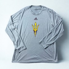 Arizona State Sun Devils Adidas Shirt Mens XL Aeroready Creator Tee Long Sleeve
