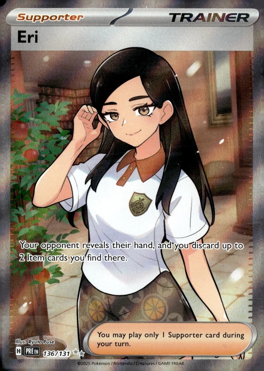 eri pokemon card price – 199/162 – Temporal Forces – Full Art – Ultra Rare – Holo Foil : Toys & Games Discard up to 2 Item cards you find there.You may play only 1 Supporter card during your turn. Pokemon Temporal Forces Special Illustration
