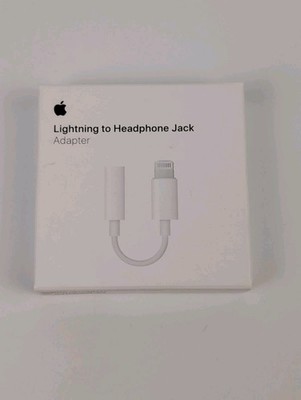 Apple Lightning to 3.5mm Headphone Jack AUX Adapter MMX62AM/A Genuine Brand New