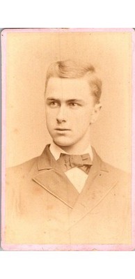 1870s NYC Young Man Photo-Kurtz Studio Madison Sq. Gilded Age CDV Portrait