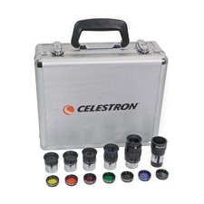 Celestron Accessory Kit with Five 1.25" Plossl Eyepieces, 2x Barlow and Filter S