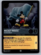 Mickey Mouse - Standard Bearer 188/204 Ursula's Return Lorcana Cold Foil NM