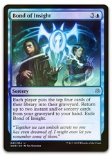 Bond of Insight #43 (Foil) (LP) War of the Spark WAR Magic MTG