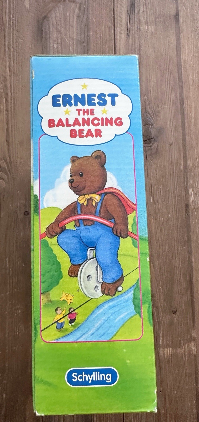ERNEST THE BALANCING BEAR Vintage Toy by Schylling, 2002 New In Box Ages3+ thumbnail 2