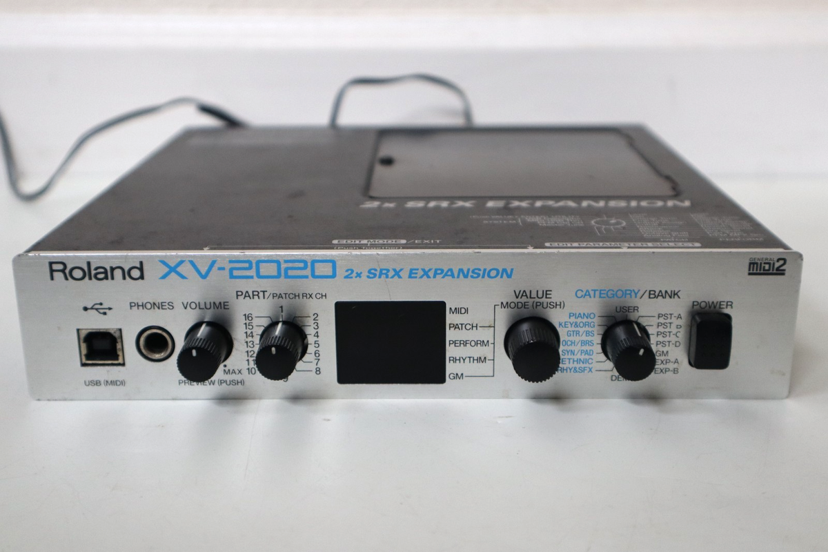 Roland XV-5050 64 Voices 2×EXPANSION Roland Xv-2020 64 Voice 2x SRX Expansion Synthesizer Midi Module