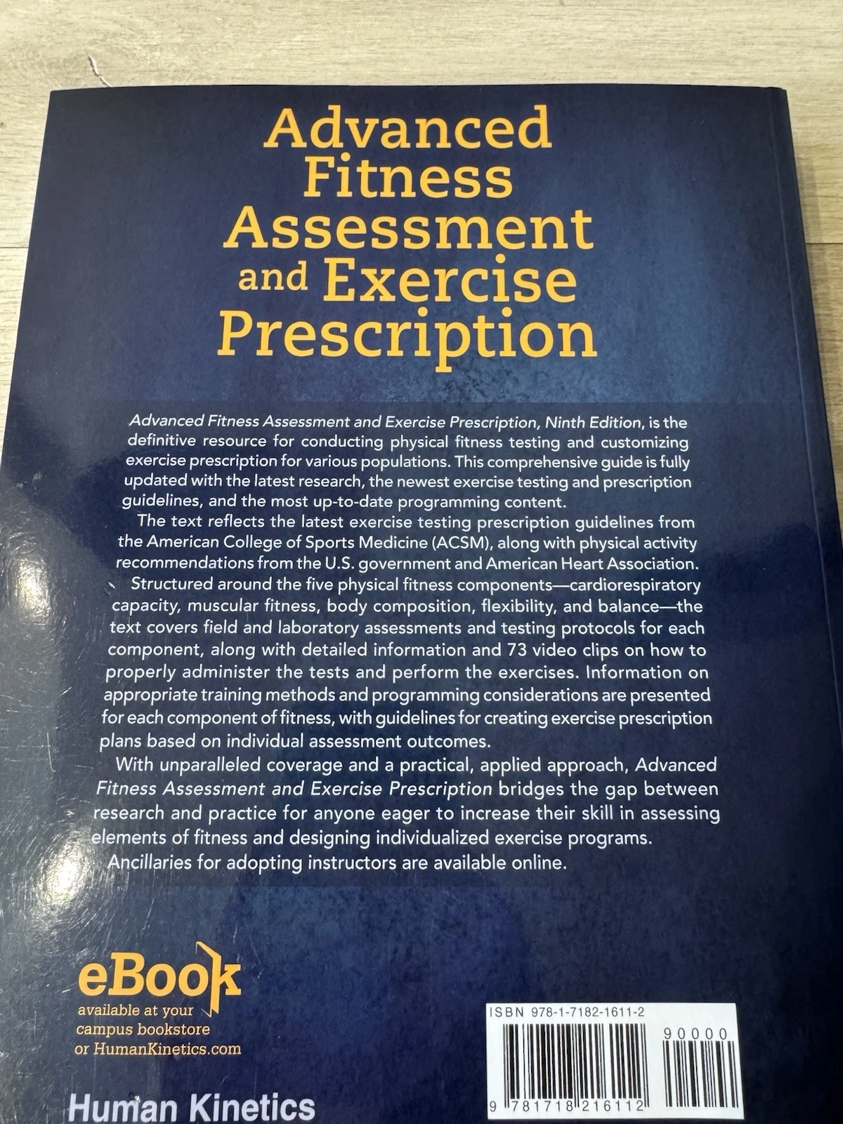 Advanced Fitness Assessment and Exercise Prescription by Ann 9781718216112 8