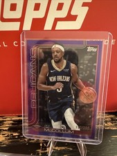 2025-26 Topps Basketball CJ McCollum Purple Rainbow #/250