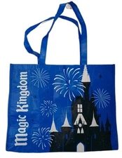 Retired Disney Reusable Shopper Bag Magic Kingdom Large NWT