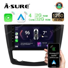 F&uuml;r Renault Kadjar 2015-2022 Android 15 Autoradio GPS Navi DSP BT CarPlay 2+64GB
