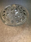 Vintage Federal Glass Candy Dish Windsor Clear with Lid Excellent No Chips