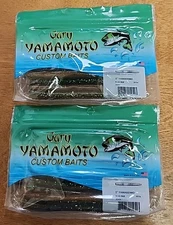 Lot Of 2. Gary Yamamoto 5" Yamasenko Worms. 10 Pack. Perch