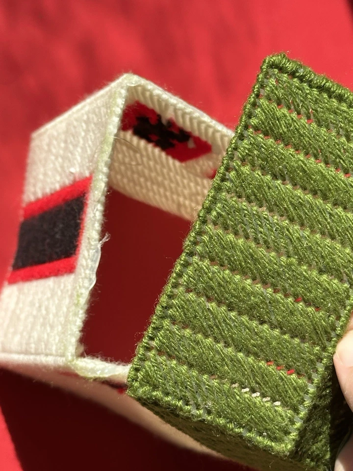 Funky Kitschy 复古纸巾盒盖房屋缝制家居装饰 — 第 4/4 张图片