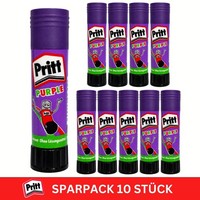 Pritt Klebestift Lila 10G 10Er Sparpack Bastelkleber Schule Set