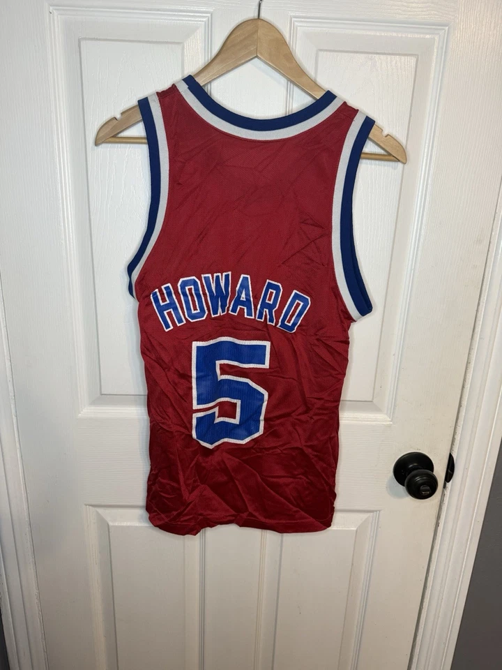 Camiseta De Colección Juan Howard Washington Bullets Campeón NBA Talla Y-M Foto 2 de 4