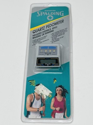 Vintage Spalding Quartz Pedometer 1990 Sealed New Old Stock