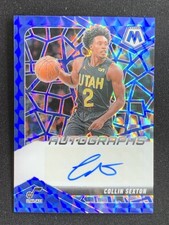 Collin Sexton 2024-25 Panini Mosaic Autographs Blue Mosaic Auto /49 #AM-SEX