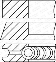 1X Goetze Engine 08-430300-00 Kolbenringsatz FüR Opel Vauxhall