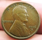 1916 S Lincoln Wheat Cent VF