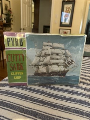 Vintage 1965 PYRO Cutty Sark Clipper Ship Model Kit  Sealed NIB B248-125