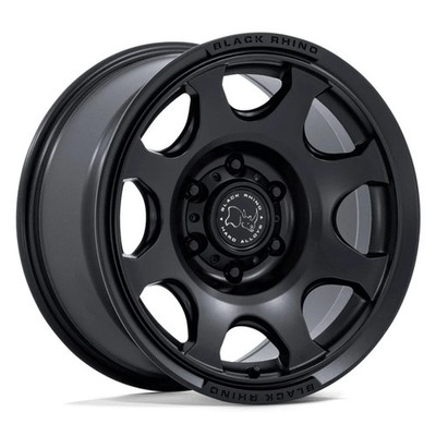 Black Rhino BR037 TEMBO Wheels 17x8.5 (25, 6x135, 87.1) Black Rims Set of 4