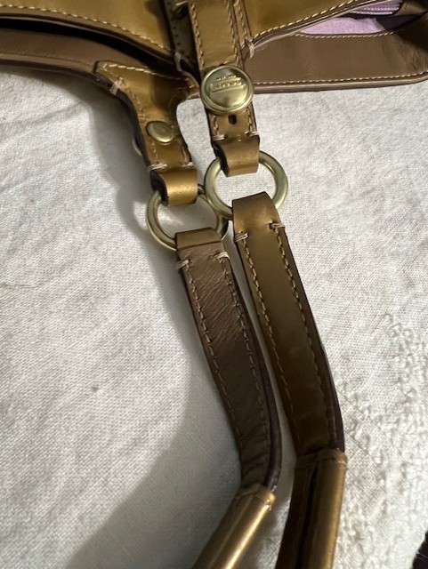 Coach Carly Large Circular Patchwork Shoulder Bag… - image 11