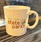 Fiesta West Virginia State Parks Coffee Mug Tygart Lake Grafton WV Fiestaware