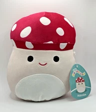 Original Squishmallows Soft Plush Malcolm the Mushroom 8" Stuffed Mushroom NWT