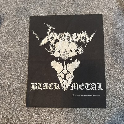 VENOM Black Metal BACK Patch BIG Printed Logo