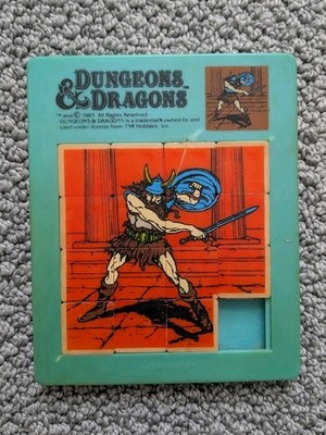 Dungeons & Dragons Slide Puzzle, 1983 by TSR Hobbies Inc.