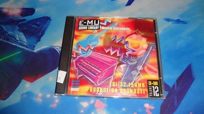E-MU Sound Library: Musical Instruments Volume 12 AUDIO CD ESI-32 System used