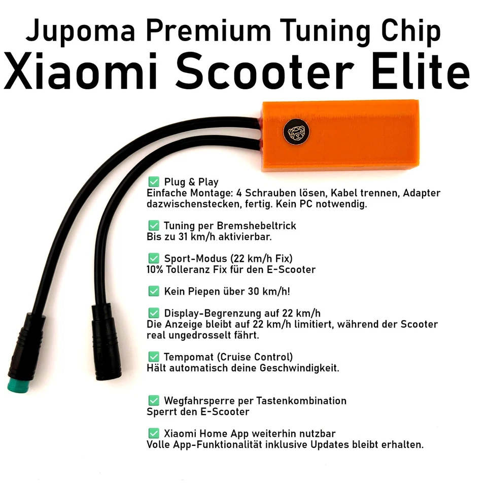 Jupoma Premium Tuning Chip für Xiaomi Elite