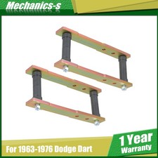 New For Plymouth Valiant 1" to 4" Adjustable Rear Leaf Spring Shackle Lift Kit