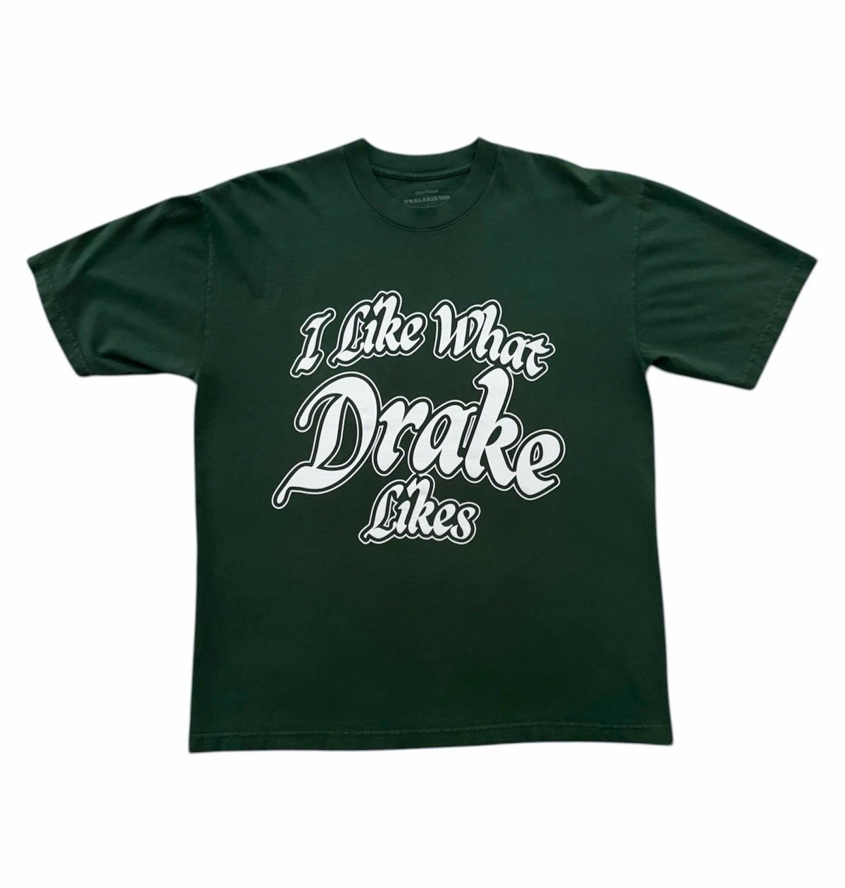 Drake Related IAAB I Like What Drake Likes Green T Shirt Mens Size Large 2023