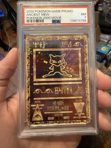 PSA 7 NM Pokemon Ancient Mew Pokemon 2000 Movie Promo ~ 4 Swirls!!