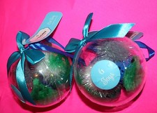 2 CAT Kitten Toy,Gift,Catnip,Holiday Christmas Ornament Feather Plush USA SELLER
